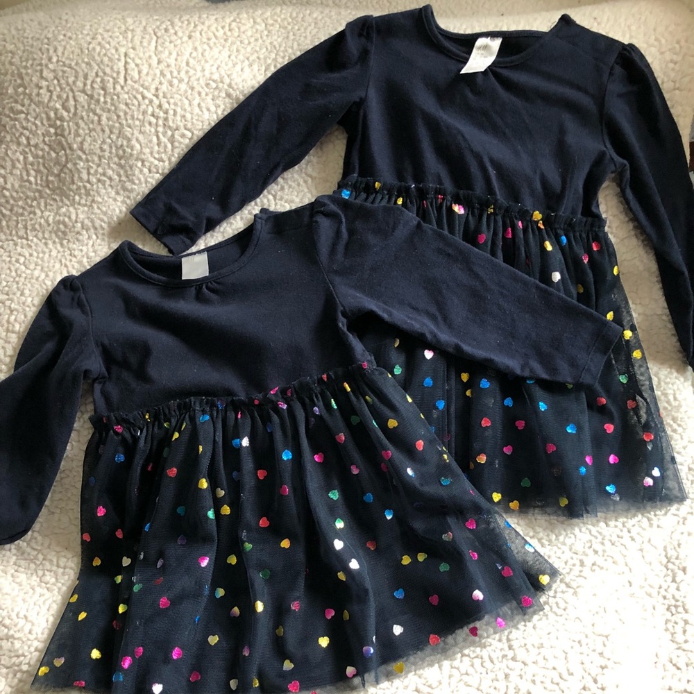 Twin girl party dresses